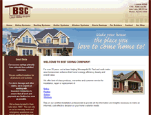 Tablet Screenshot of bestsiding.com